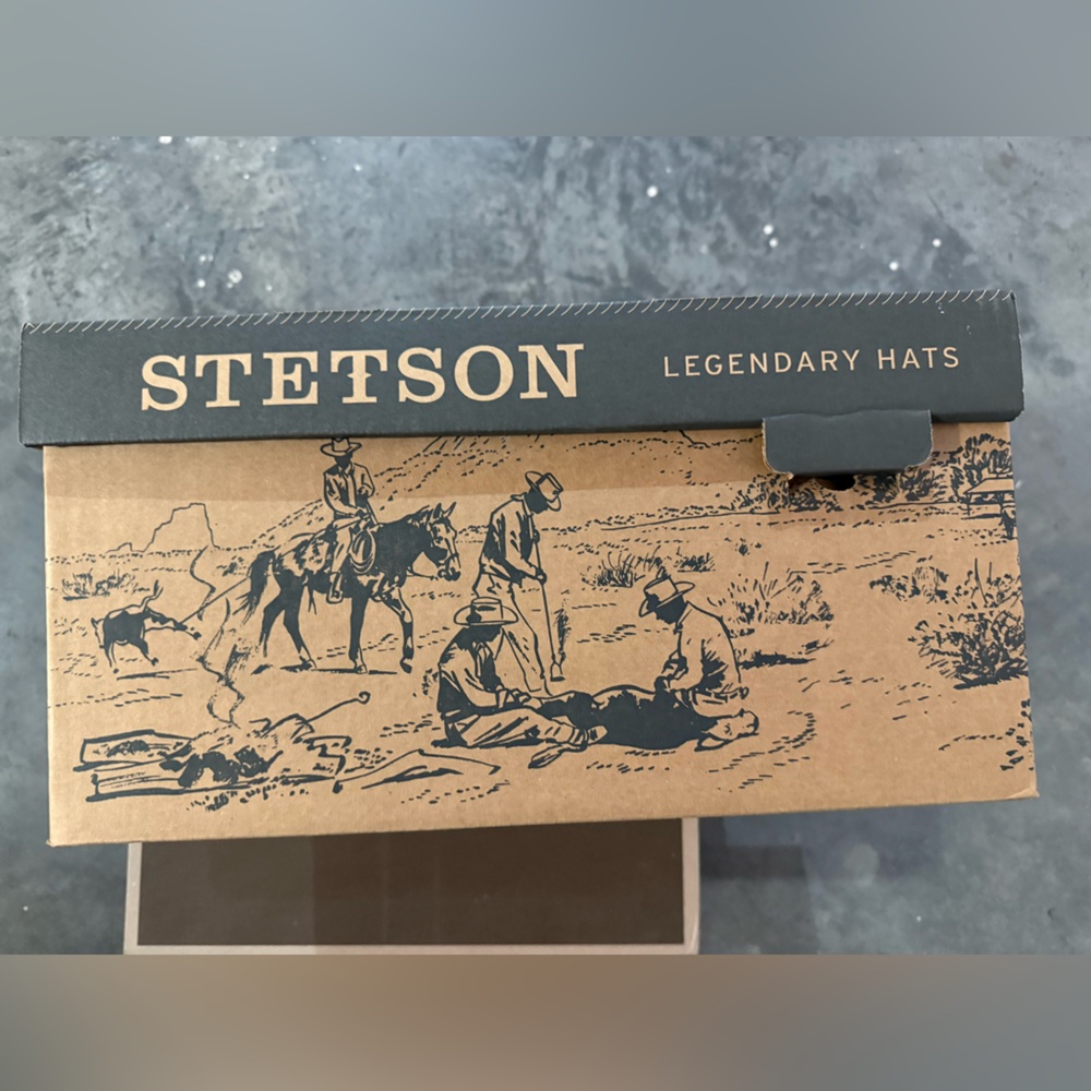 Stetson Western Cowboy Hat Box New